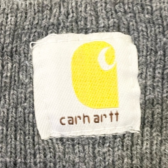 Carhartt Gray Knit Beanie Cuffed OS - Picture 3 of 3